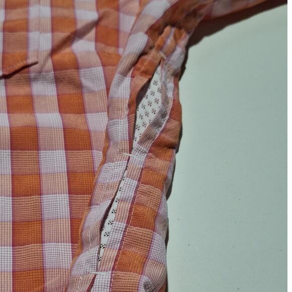 Eddie Bauer Travex Shirt Women Large Plaid Outdoor Nature Gorpcore Vented Hiking - Picture 6 of 9